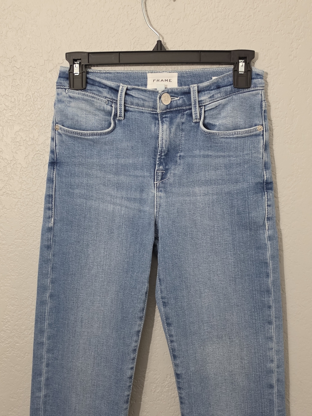 Frame Denim Le High Straight Galeston Light Wash Cropped Womens 26 - Picture 4 of 11